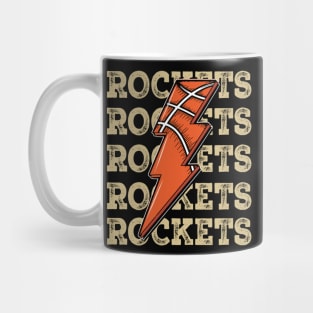 Funny Sports Rockets Proud Name Basketball Classic Mug